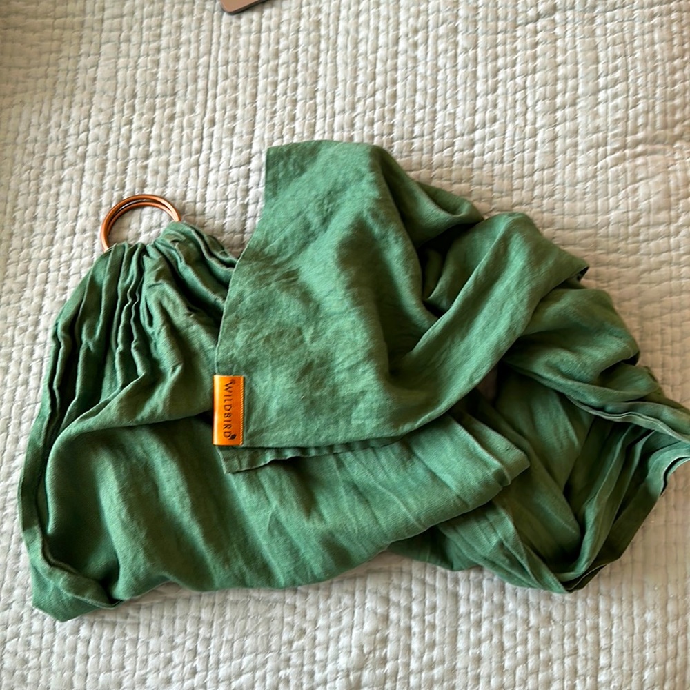 WildBird linen copper ring sling